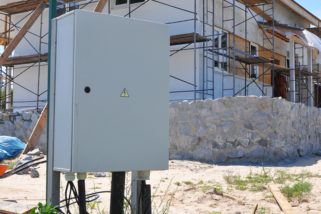 Baustrom bei Elektro Walther in Wiepersdorf